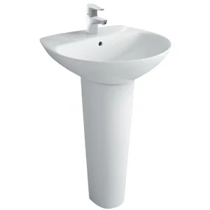 Chậu Lavabo Inax L-288V/L-288VD (L288V+L288VD) Treo Tường Kèm Chân Dài
