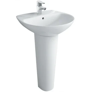 Lavabo Treo Tường Inax L-285V/L-288VD (L285V+L288VD) Kèm Chân Đứng