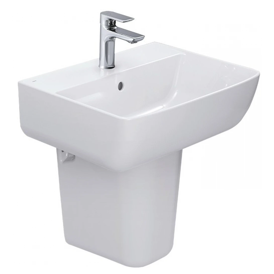 Lavabo Inax L-312V/L-298VC (L312V+L298VC) Treo Tường Chân Ngắn