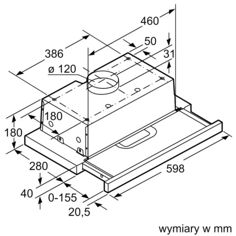 Máy hút mùi Bosch DFT63AC50 - Ảnh 4