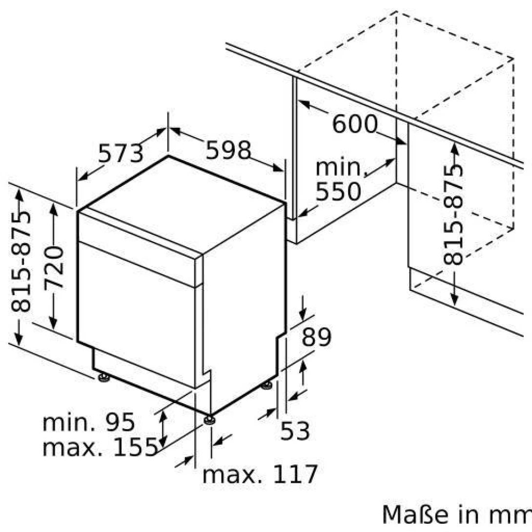Máy Rửa Chén Bosch HMH.SMU6ECS57E Bán Âm Serie 6 - Ảnh 5
