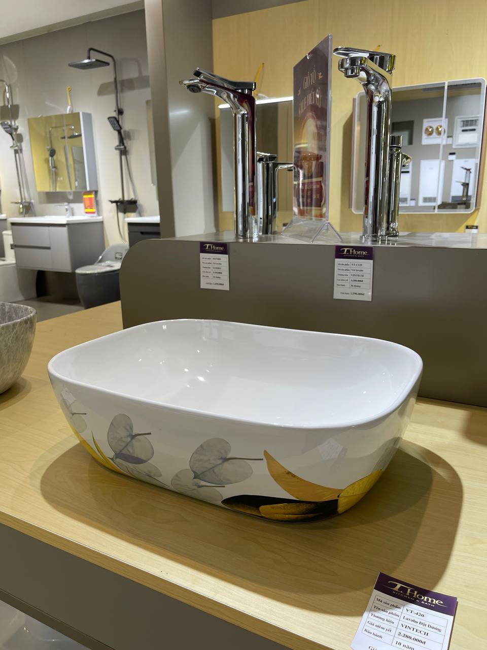 Chậu lavabo đặt dương VINTECH VT- 420 - Ảnh 4