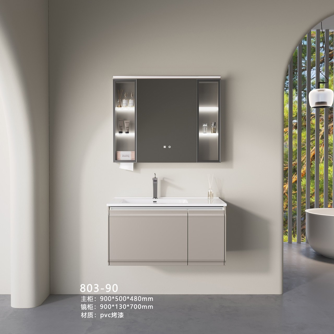 Tủ Lavabo Yoso YS803-80 - Ảnh 2