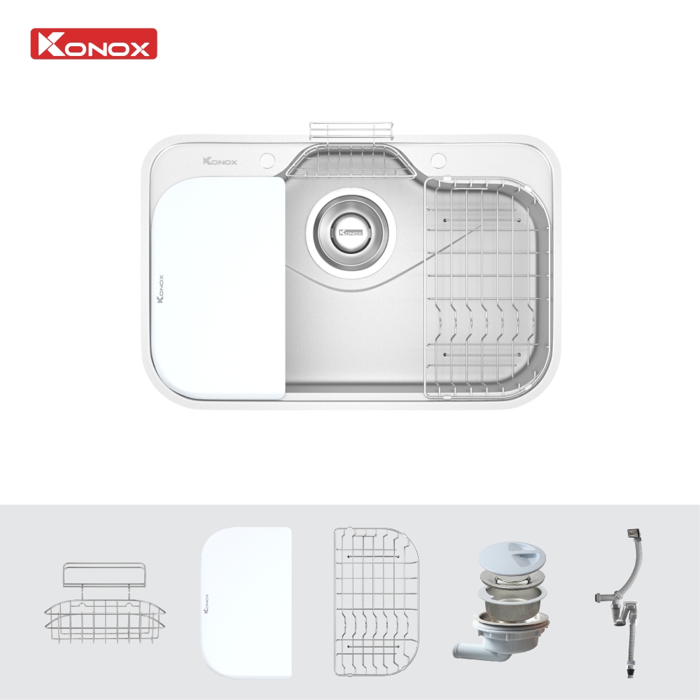 Chậu rửa bát phong cách Nhật bề mặt mịn Tari 7851SM - Ảnh 3