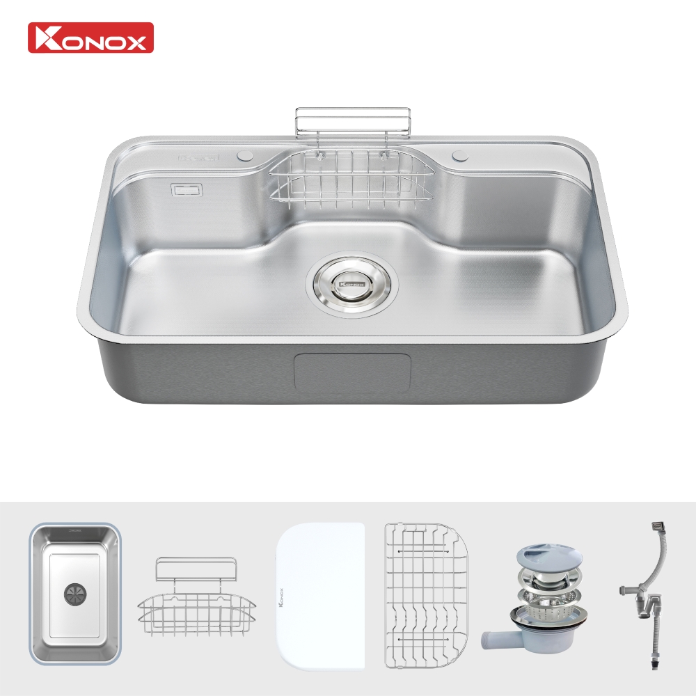 Chậu rửa bát phong cách Nhật chống xước Tari Smart 9051 - Ảnh 6