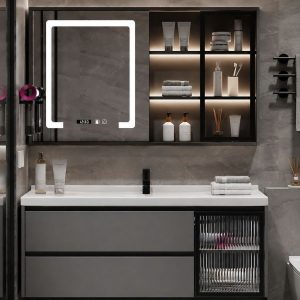 Bộ tủ chậu nhựa PVC cao cấp Dosho T18X-100