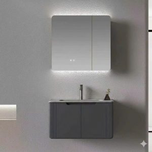 Bộ tủ chậu nhựa PVC cao cấp Dosho T22X - 80