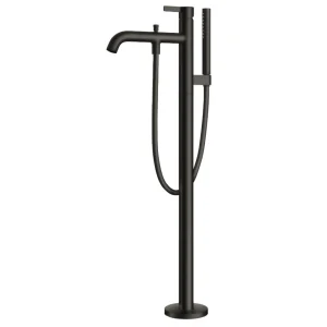 Vòi Sen Xả Bồn Tắm TOTO TBG11306AA#MBL/TBN01105B Nóng Lạnh Đặt Sàn Màu Đen Mờ